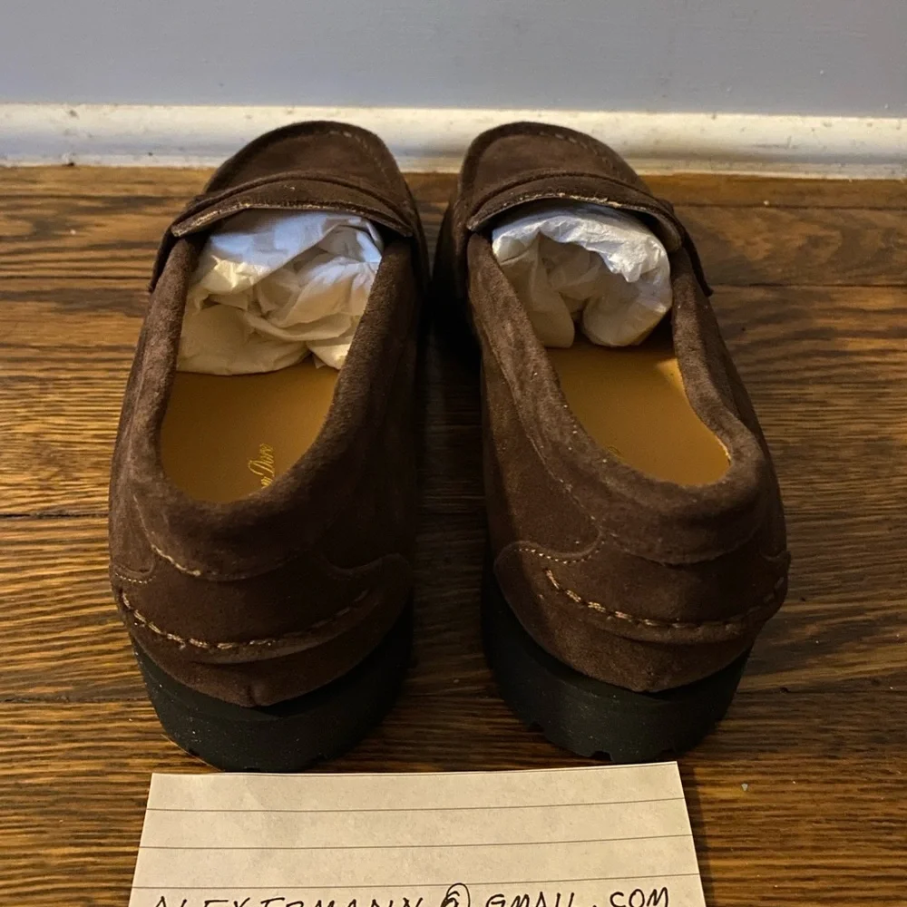 Aime Leon Dore Chocolate Suede Loafers - Picture 2 of 10